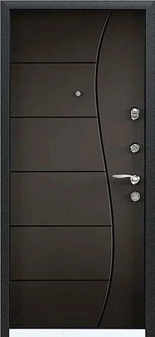 Входная дверь Aurora-12 (Порошковое напыление / МДФ ПВХ)